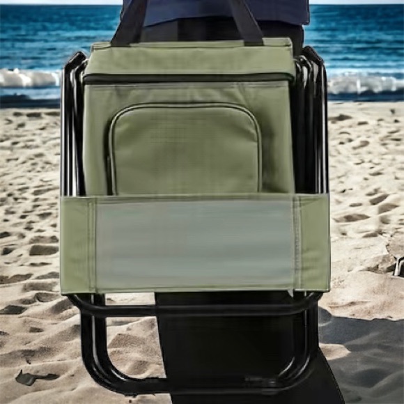 NWT A Kid’s Dream! A Fishing Chair and Insulated Cooler Bag - Well Made - Picture 8 of 9